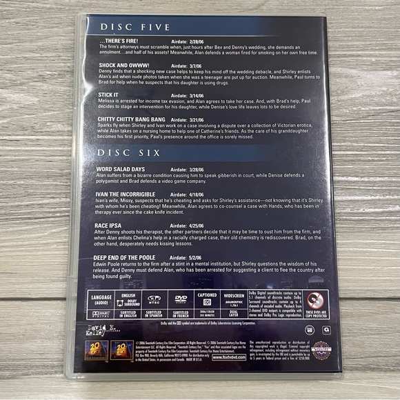 Boston Legal TV Show Season Two DVD Box Set - Picture 12 of 16